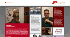 Desktop Screenshot of pomegranateindia.com
